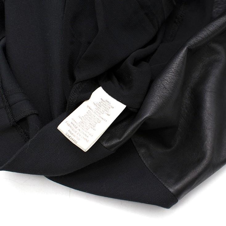 Rebecca Taylor Leather Bustier Dress