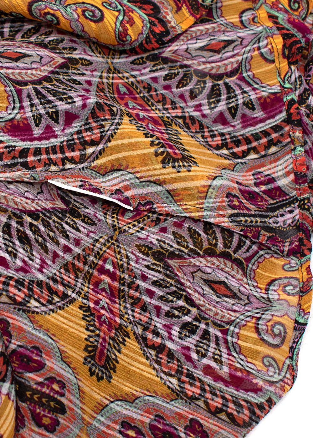 Etro Multi Coloured Floral Silk Blouse