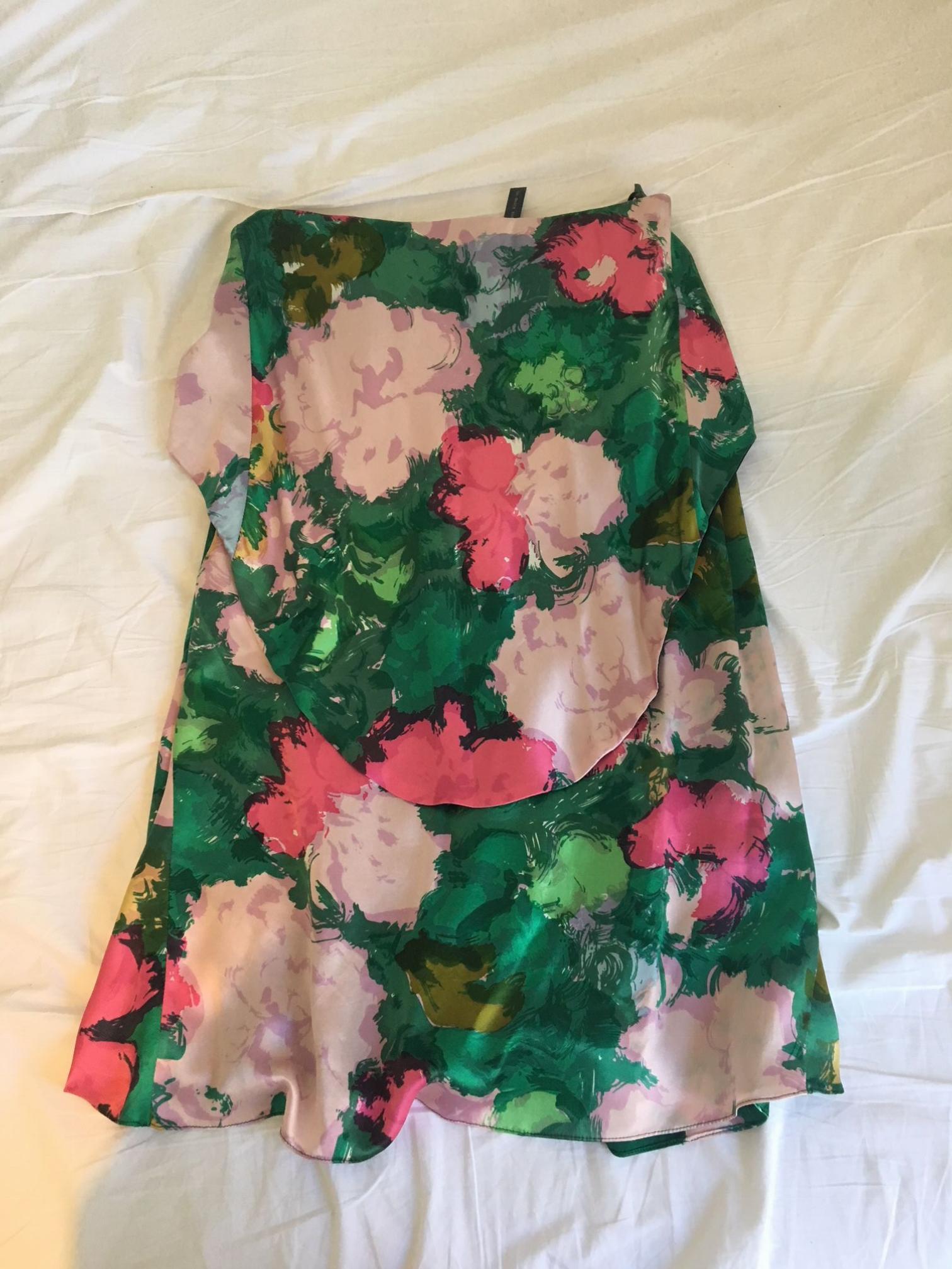Balenciaga printed silk dress