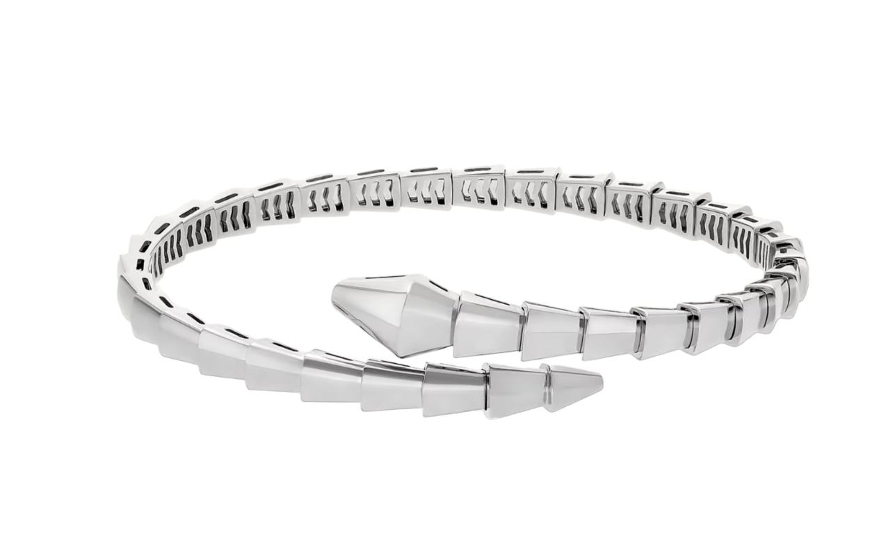 Serpenti White Gold Viper Bracelet
