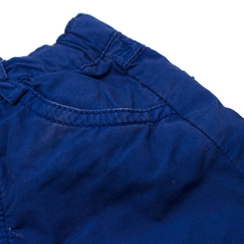 Roberto Cavalli Boys Blue Cargo Shorts