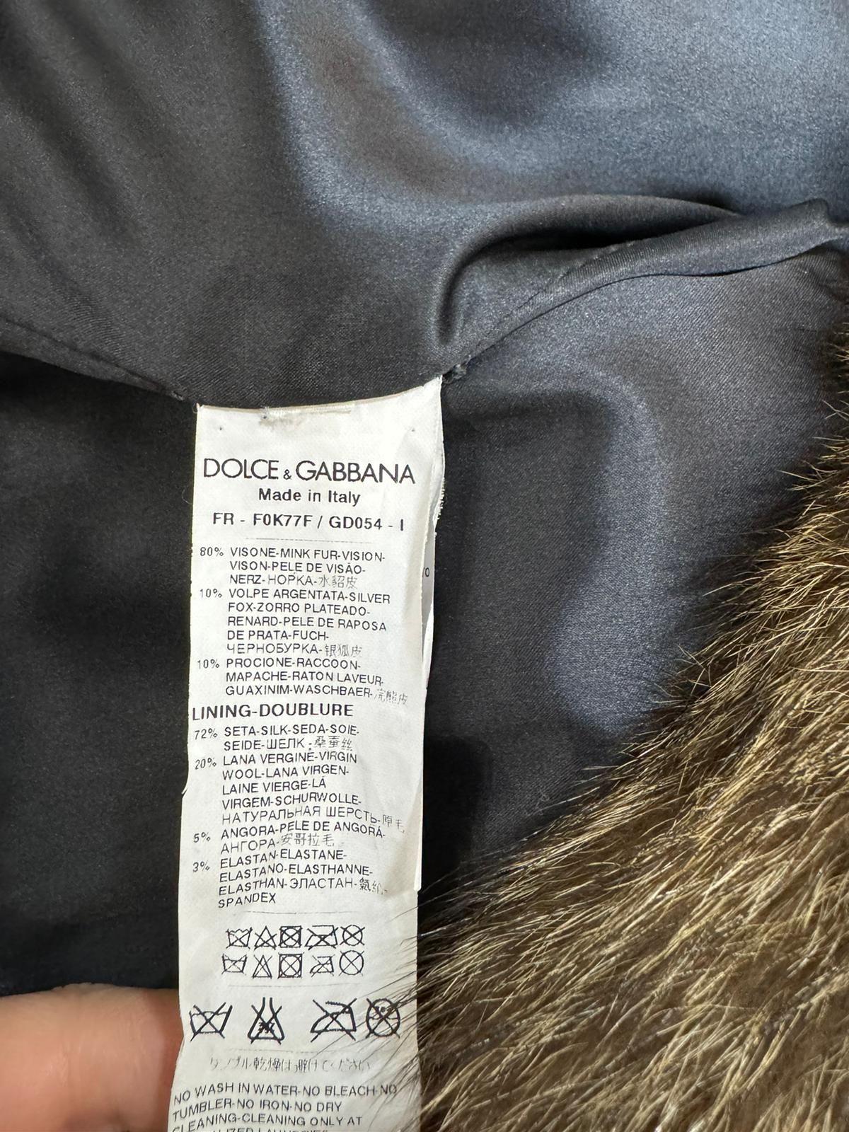 Dolce & Gabbana Mink Fur Coat