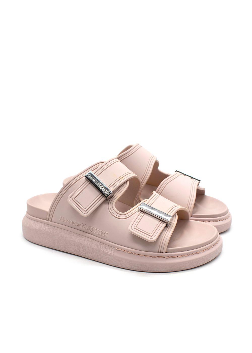 Alexander McQueen Rose Pink Hybrid Slide
