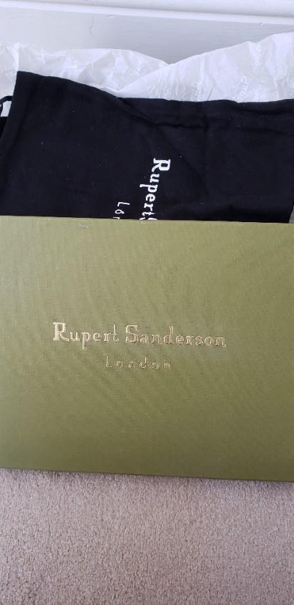Rupert Sanderson Tassel Detail Tan Suede Ankle Boots