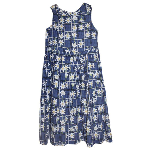 Monnalisa Blue Daisy Dress