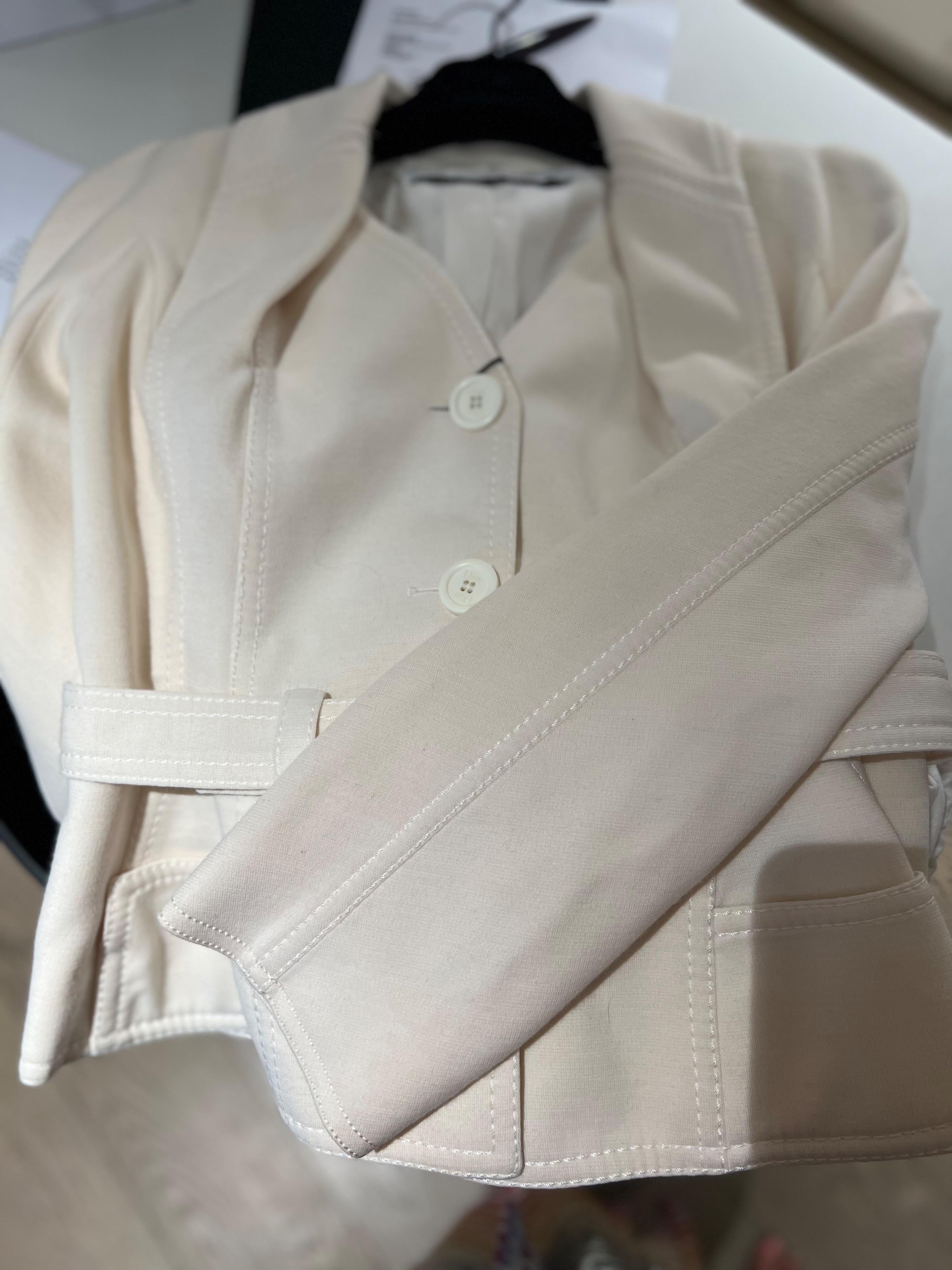 Christian Dior Boutique Cream Tailored Jacket