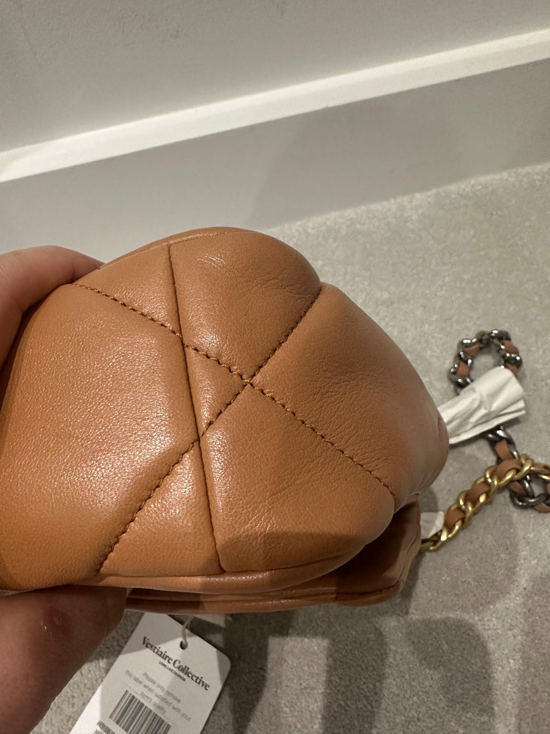 Small Caramel Leather 19 Bag