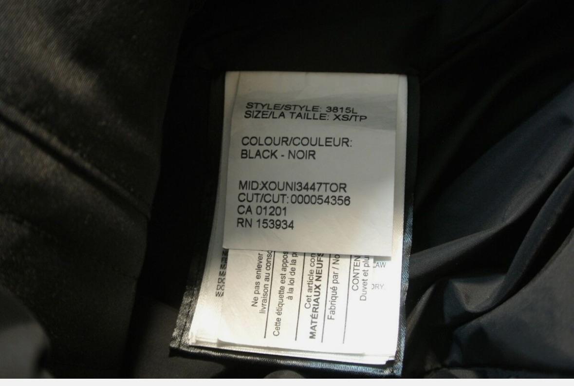 Canada Goose Black Elmwood Parka