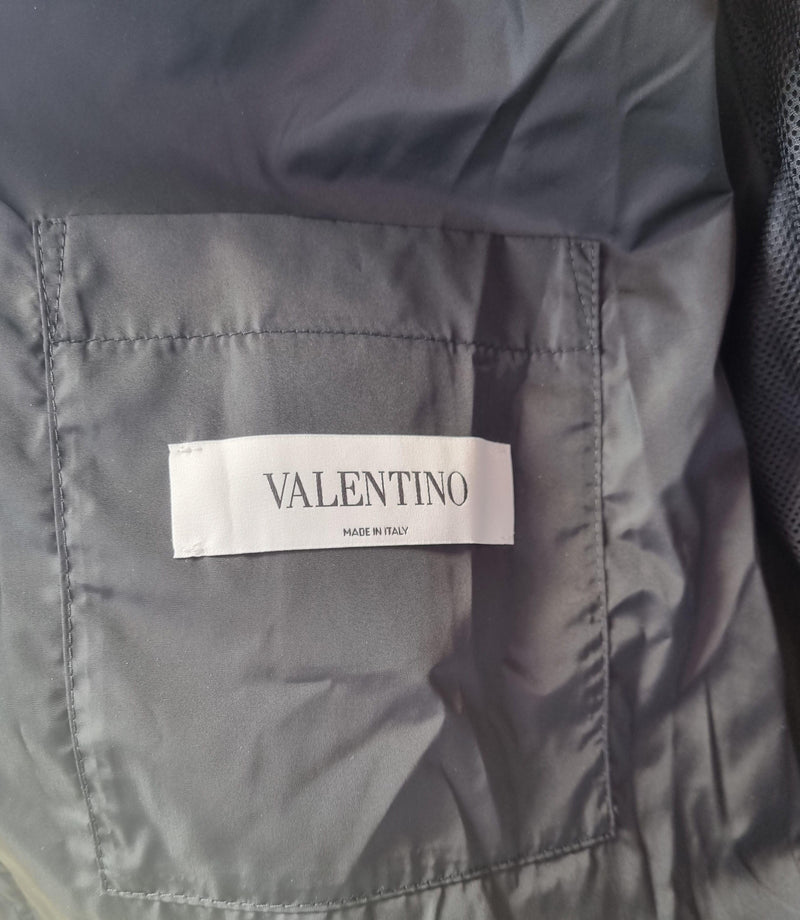 Black Nylon Bomber Jacket