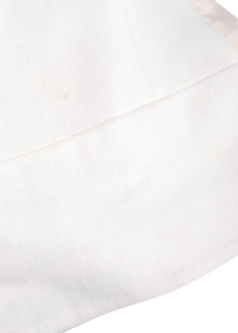 Victoria Beckham White Sleeveless Crepe Top