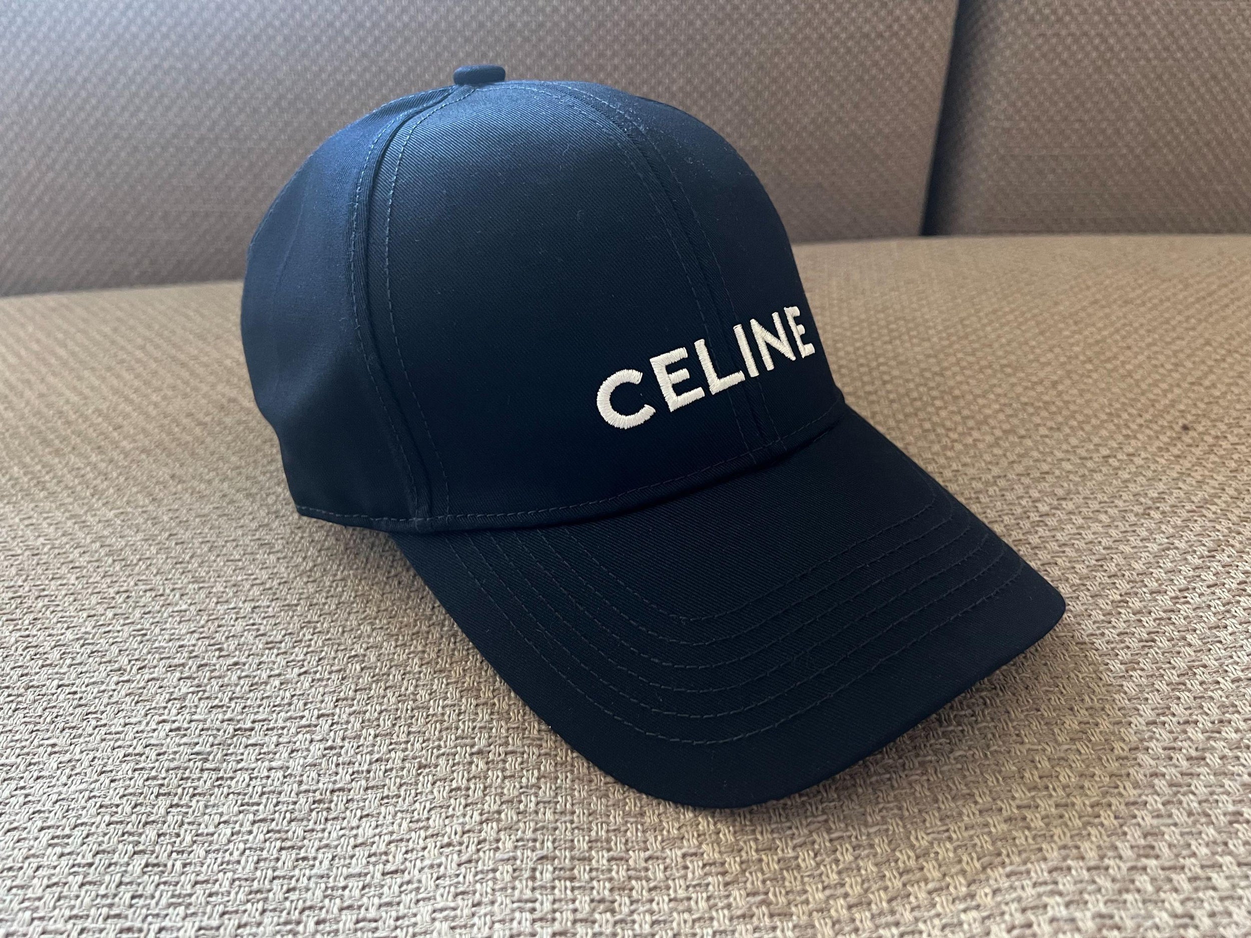 Celine Navy Blue Logo cap