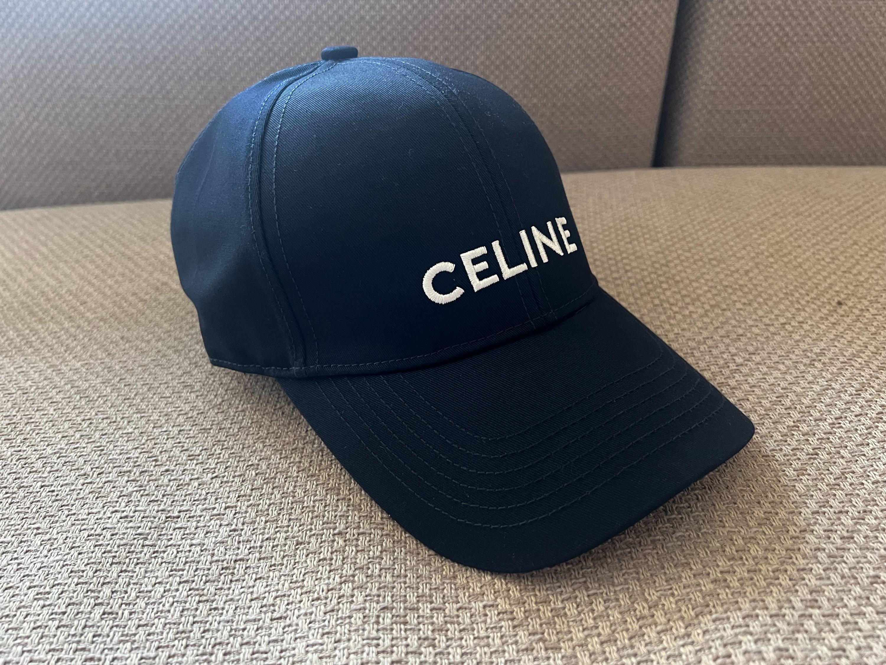 Celine Navy Blue Logo cap