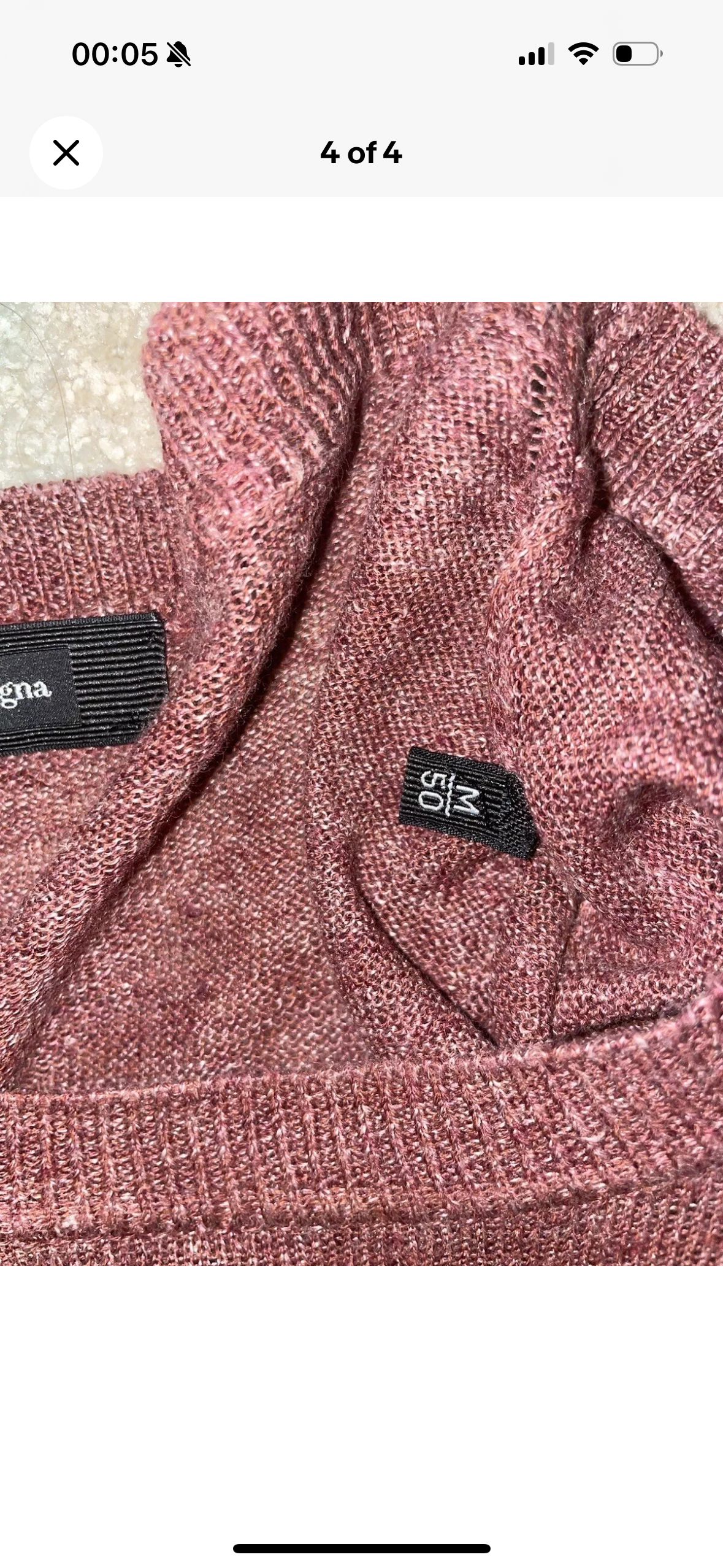 Zegna Deep Pink Linen/Cotton Blend T Shirt