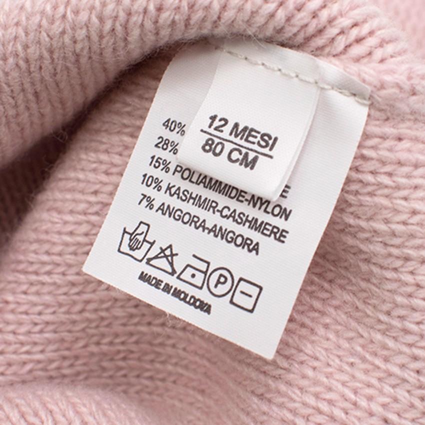 Nanan Girls 12M Pink Knit Cardigan