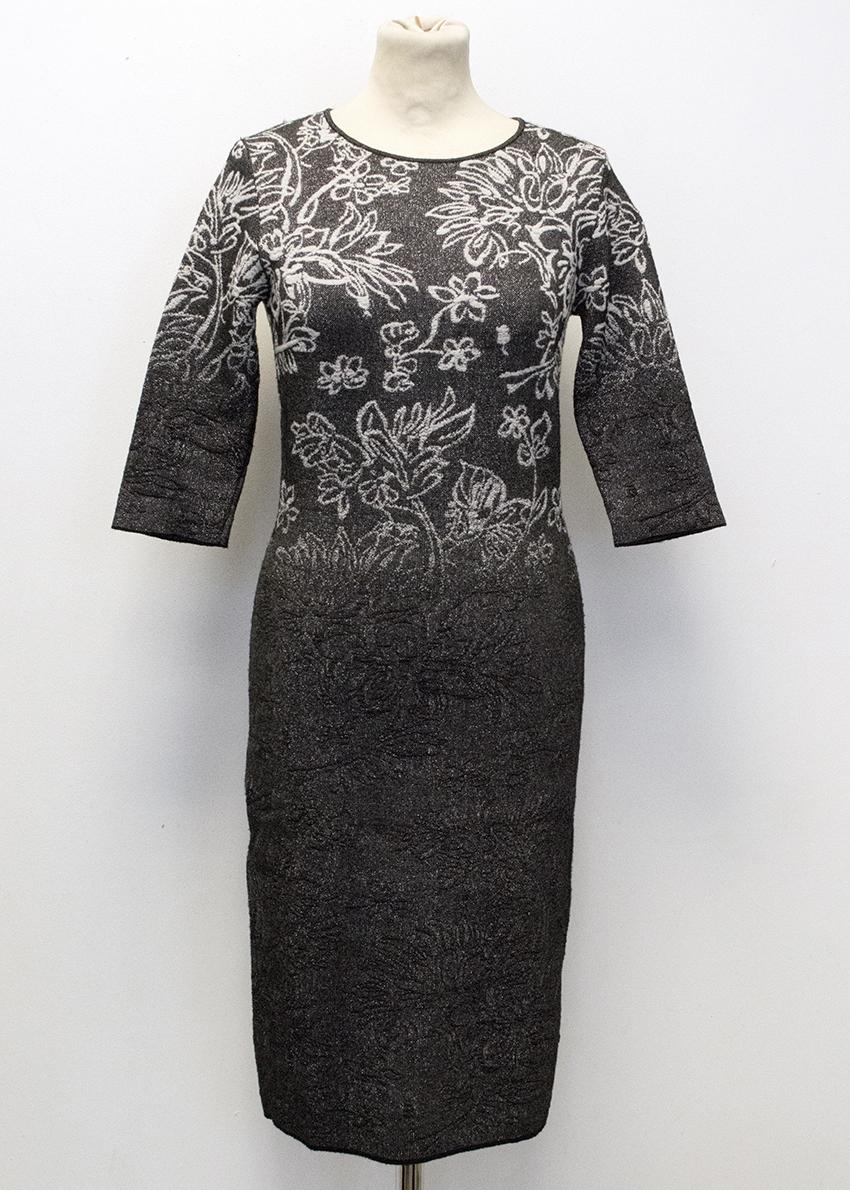 D. Exterior Grey and Metallic Dress