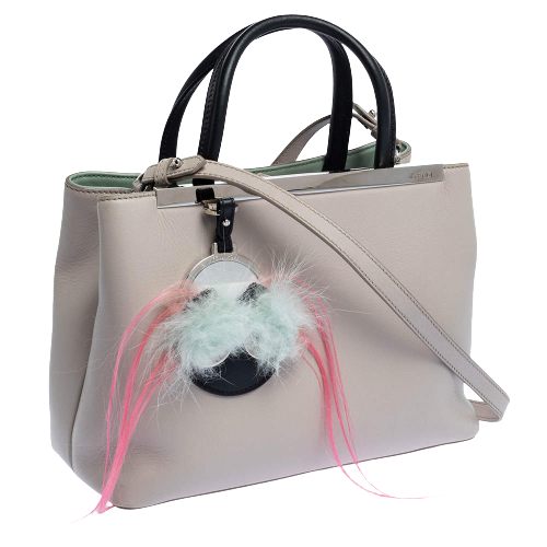 Pink leather Monster Mini 2Jours bag