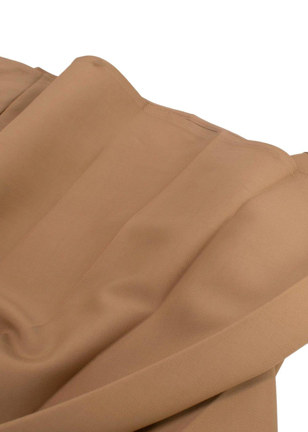 Peter Do High-rise Stretch-crêpe Midi Skirt
