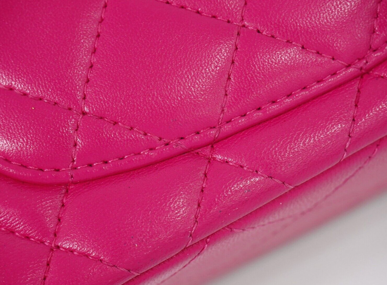 Chanel Mini Timeless Single Flap Pink Leather Bag