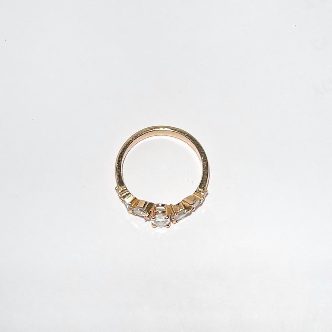 Bespoke 18K Rose Gold  Oval Cut Diamond Ring