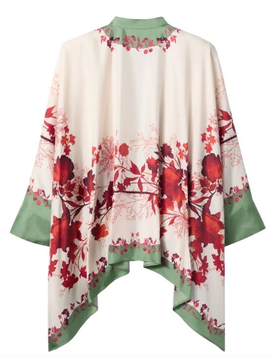 La Double J Foulard Silk Twill Shirt Woodland Placee