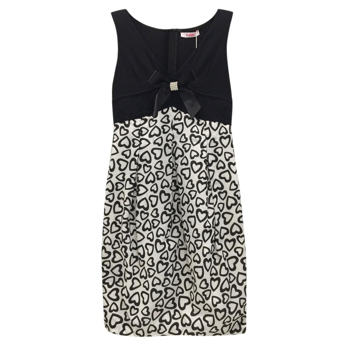 Blumarine Heart-Print Sleeveless Dress