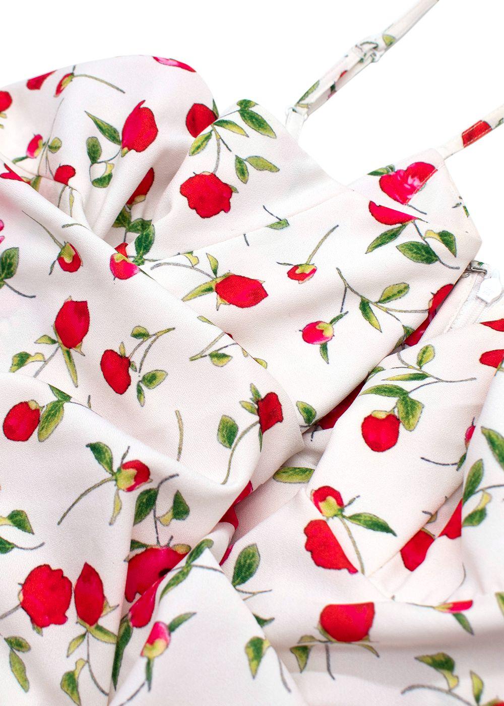 Dodo Bar Or Rose Print Tiered Midi Dress