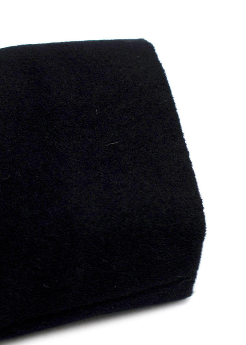 Jil Sander Black Soft Angora Wool Blend Coat/Jacket