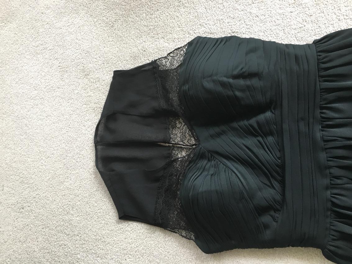 Robert Rodriguez Black Silk Dress