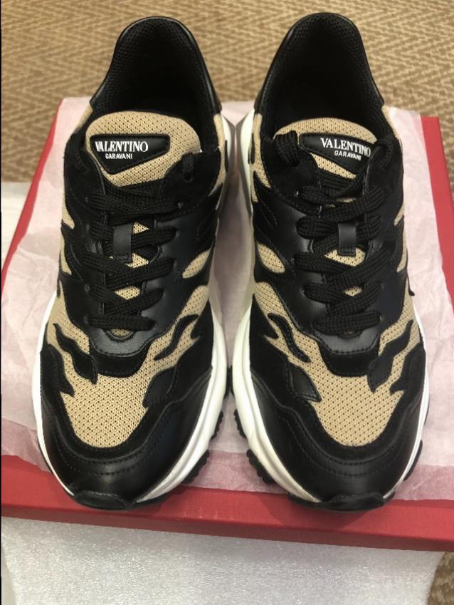 Valentino Bounce low top tiger stripe sneakers