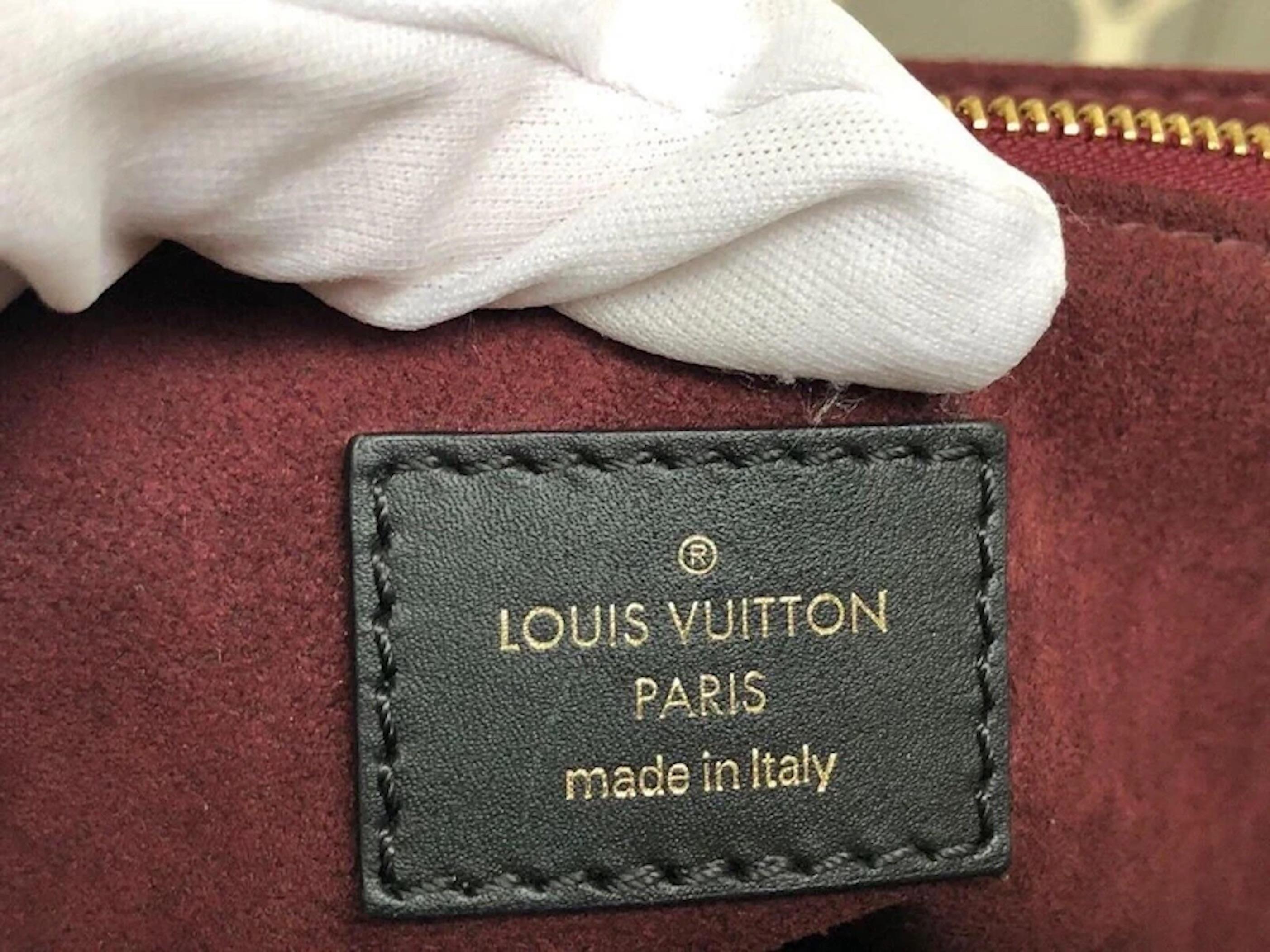 Louis Vuitton Coated Canvas and Leather Damier Ebene Vavin PM Shoulder Bag