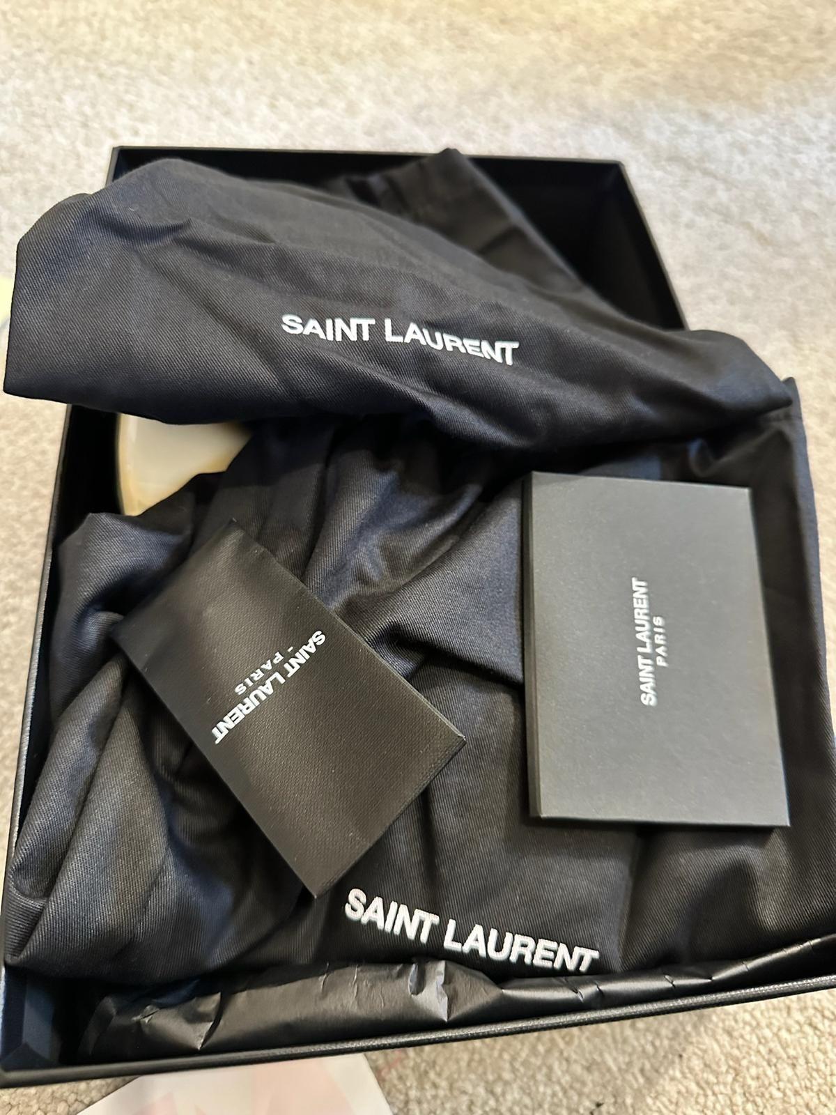 Saint Laurent Patent Leather Teddy High Vamp Pumps