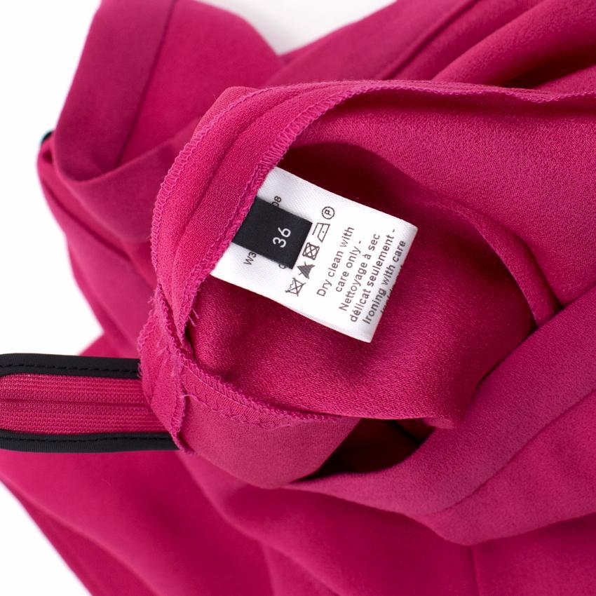 Joseph Pink Crepe Stretch Mini Skirt