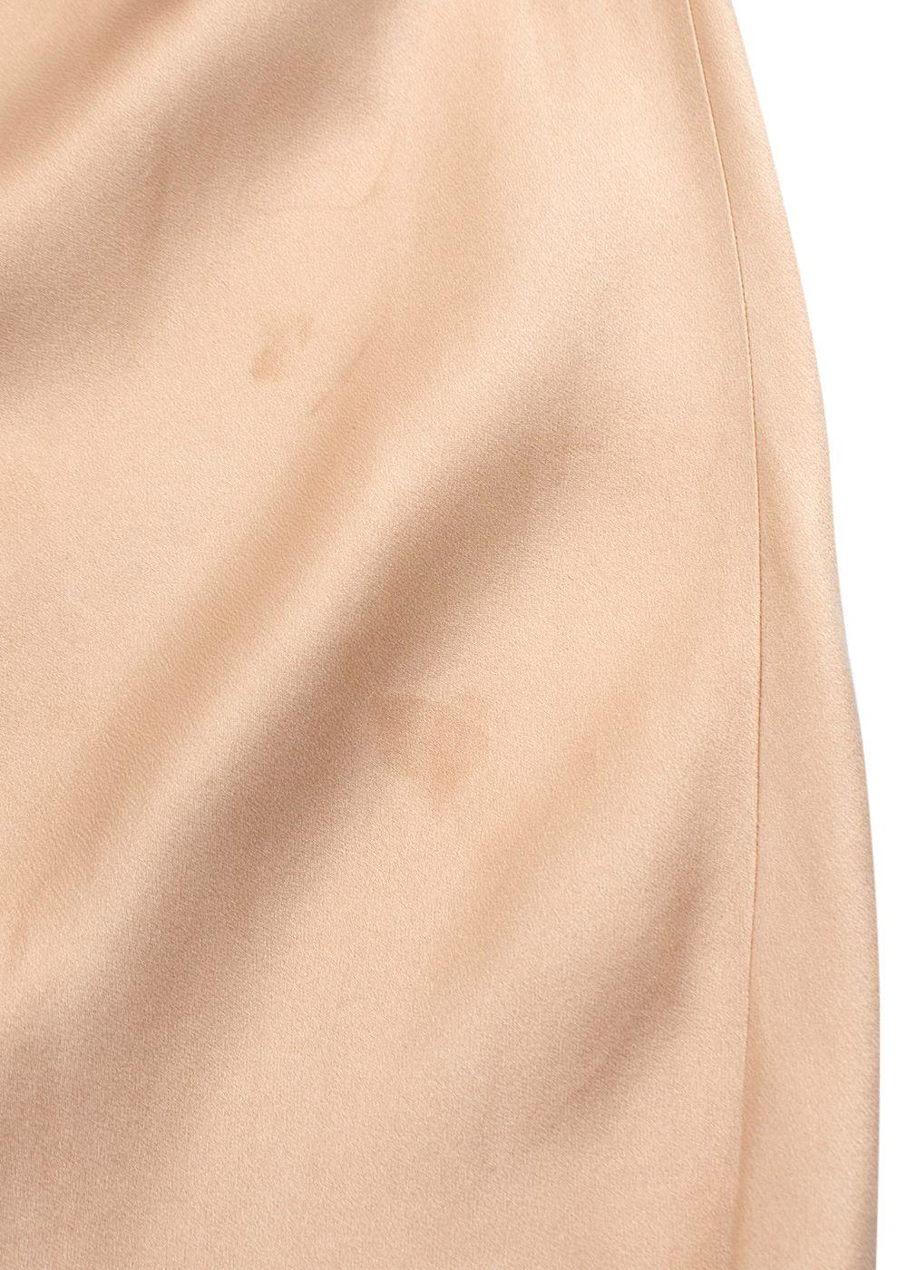 Prada Champagne Silk Slip Dress