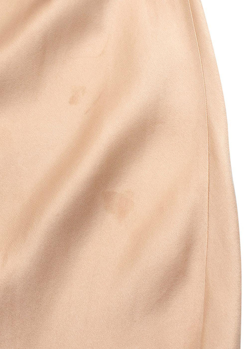 Prada Champagne Silk Slip Dress