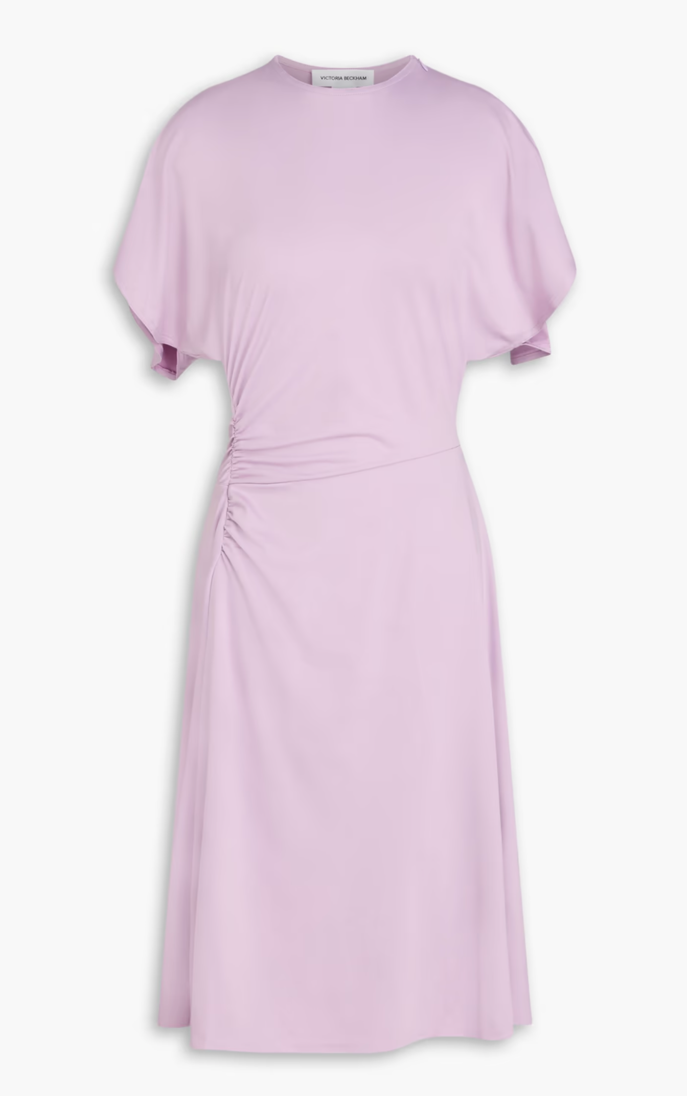 Victoria Beckham Ruched Stretch-Jersey Dress