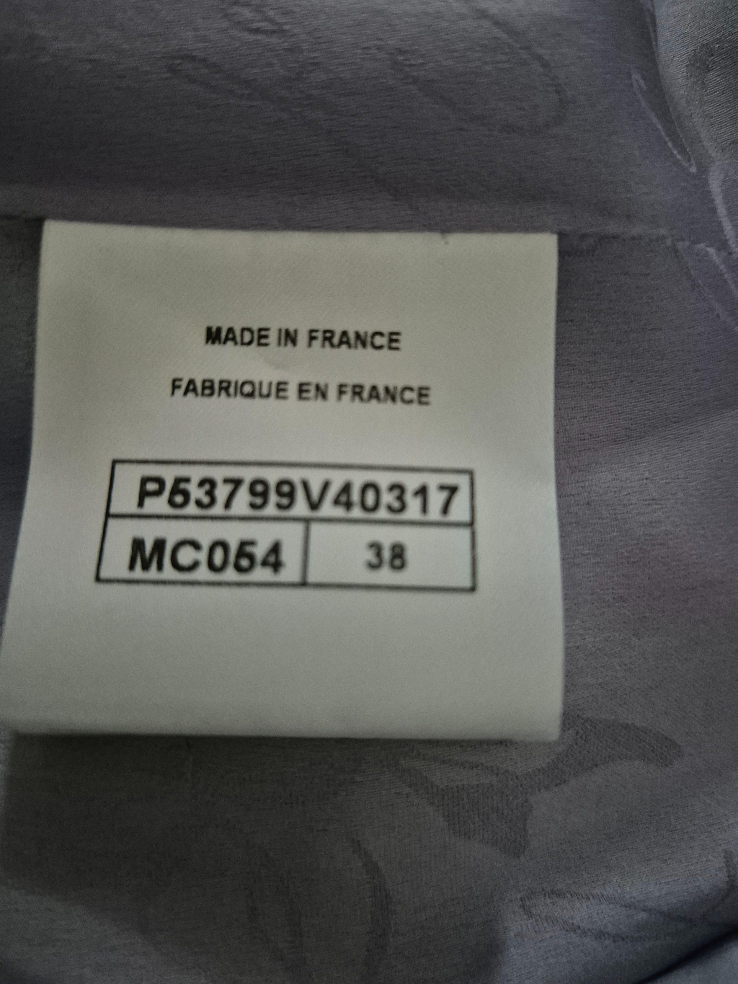 Chanel Lilac Single Breasted Tweed Blazer