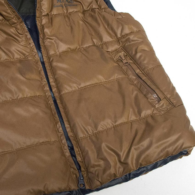 Mayoral Kids Puffer Vest with Detachable Hoodie