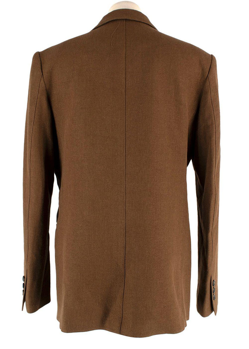Smythe Brown 90s Umber Single Breasted Blazer