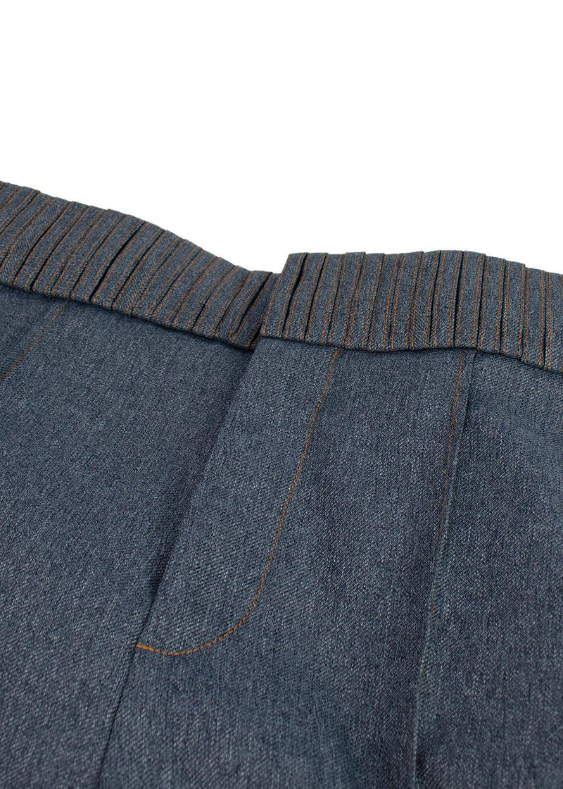 Y/Project Blue Denim Effect Unisex Tailored Trousers