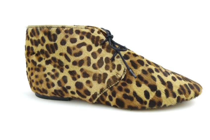 Isabel Marant Etoile leopard print lace-up boots