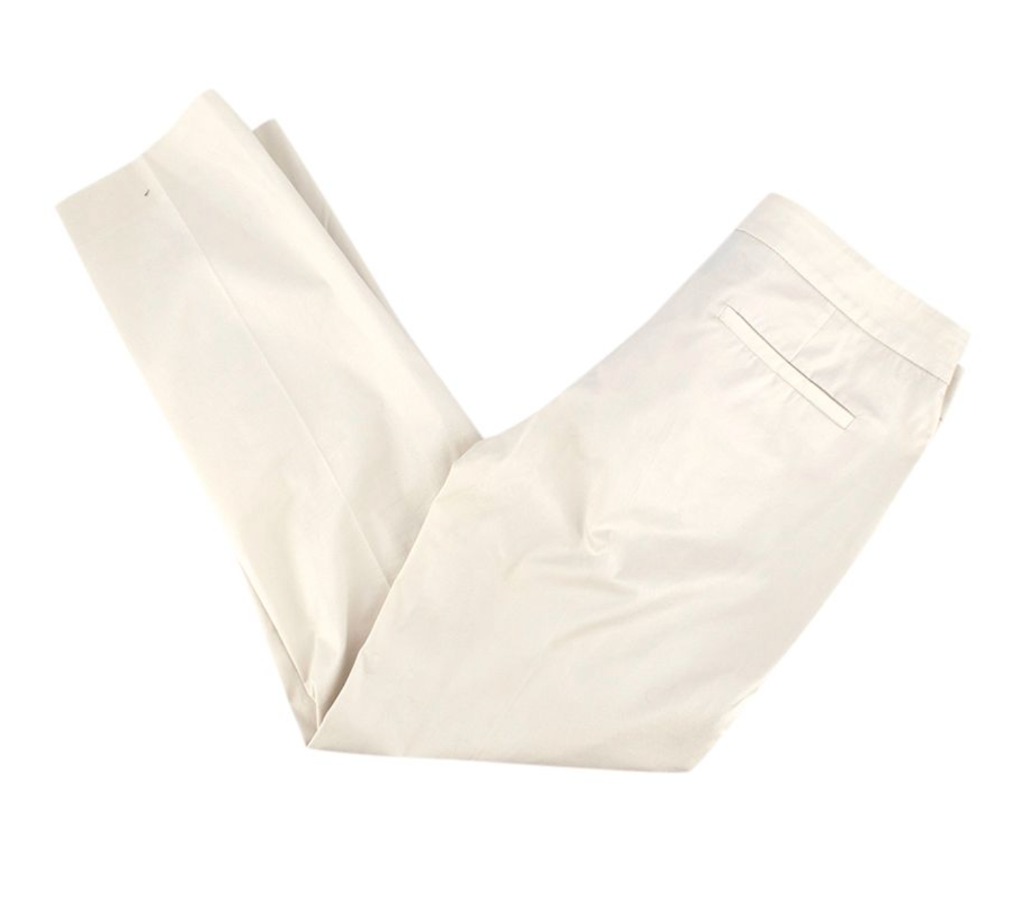 Cream Cropped Trousers