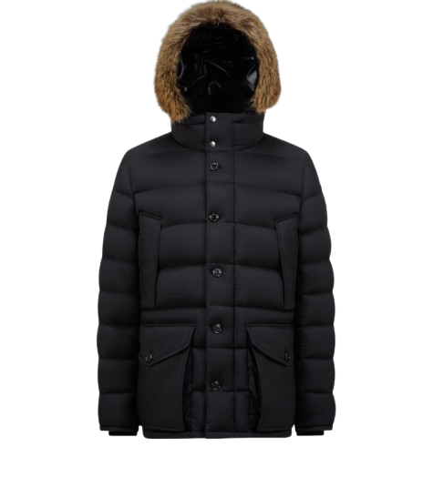 Moncler Black Down Puffer Coat