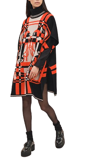 Hermes Brides De Gala Cashmere Dress