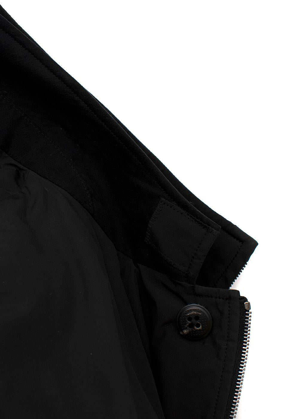 Black Double Layer Jacket