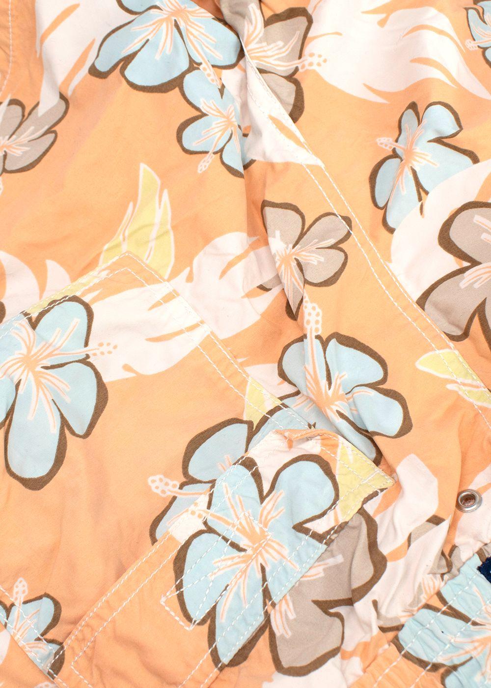 Vilebrequin Orange Floral-print Shorts