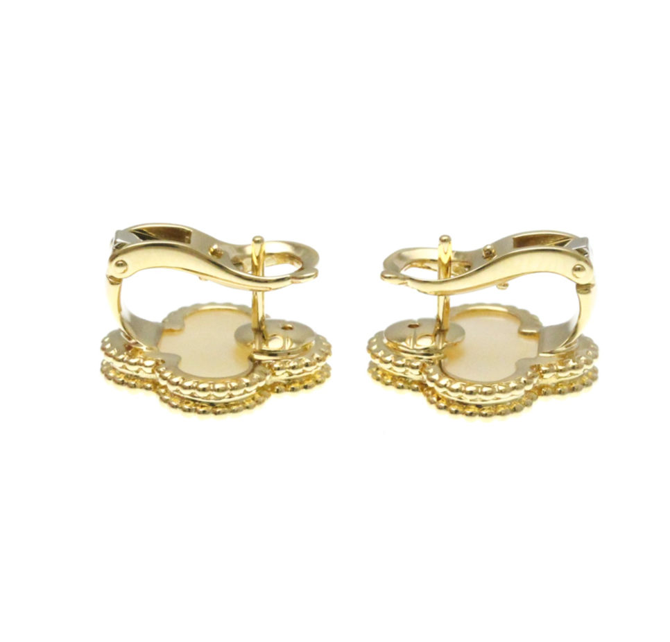 Van Cleef Vintage Alhambra Earrings 15mm x 15mm