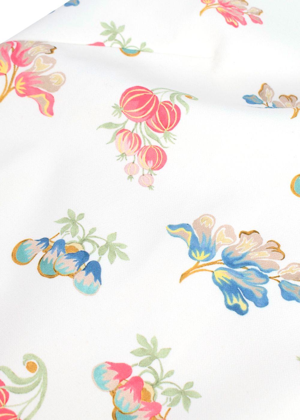 Peter Pilotto White Floral Mini Dress