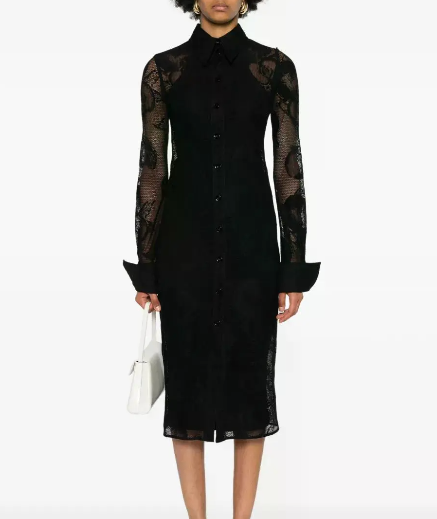 Sportmax  Canosa Floral-lace Midi Dress