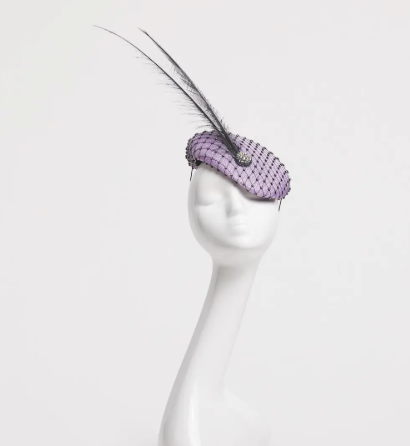 Feathered Sinamay Fascinator