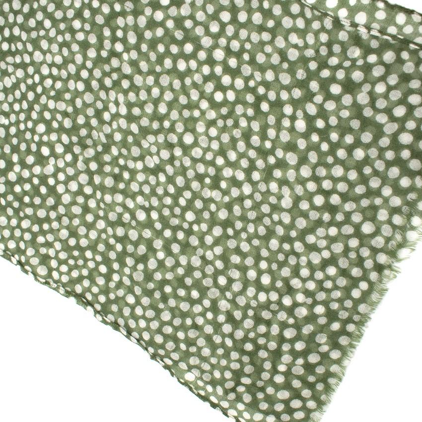 Bespoke Polka dot print scarf